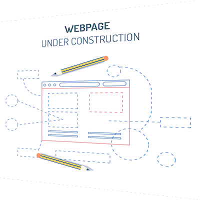 Website wird erstellt Website in der Construction